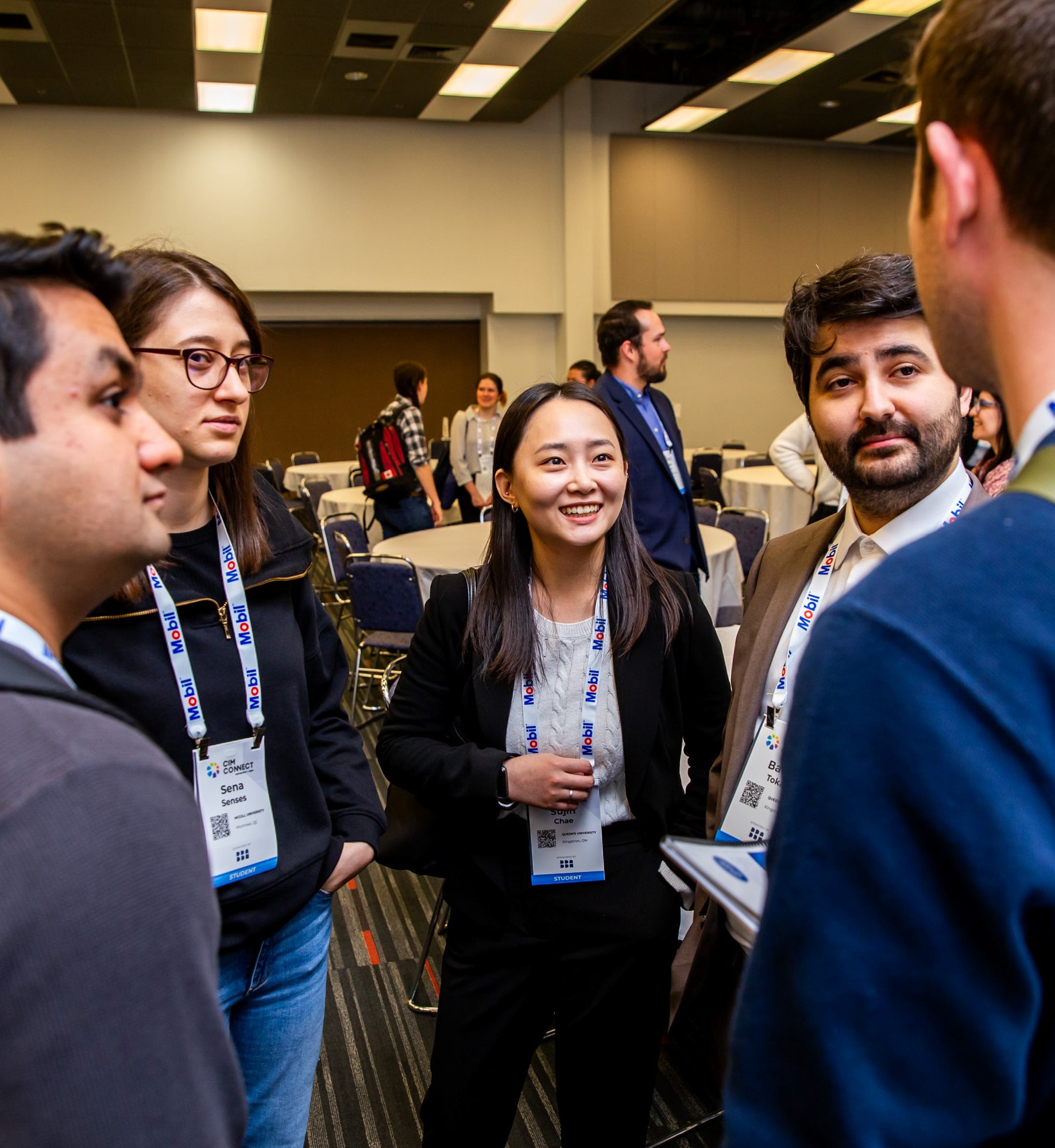 students networking