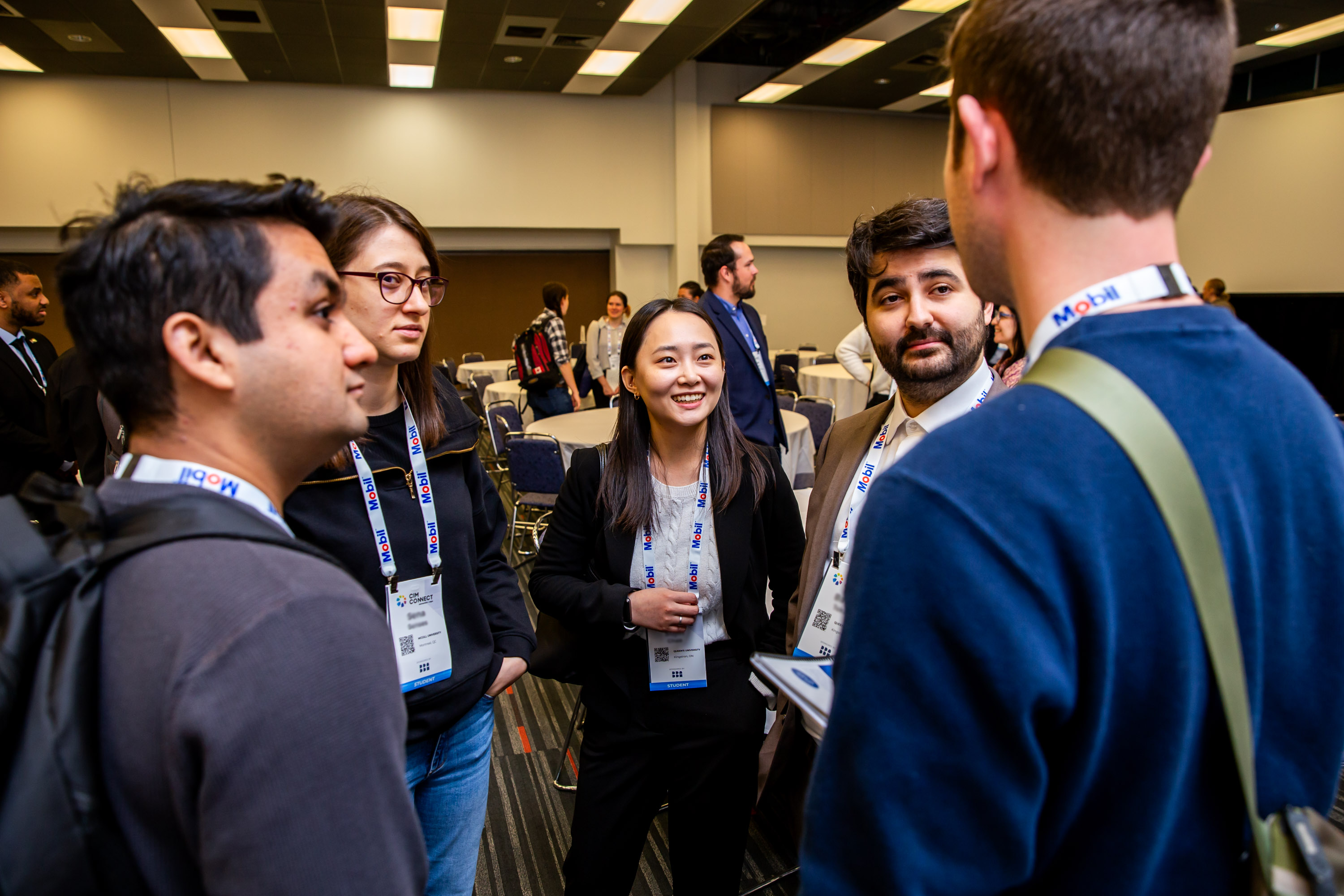 students networking