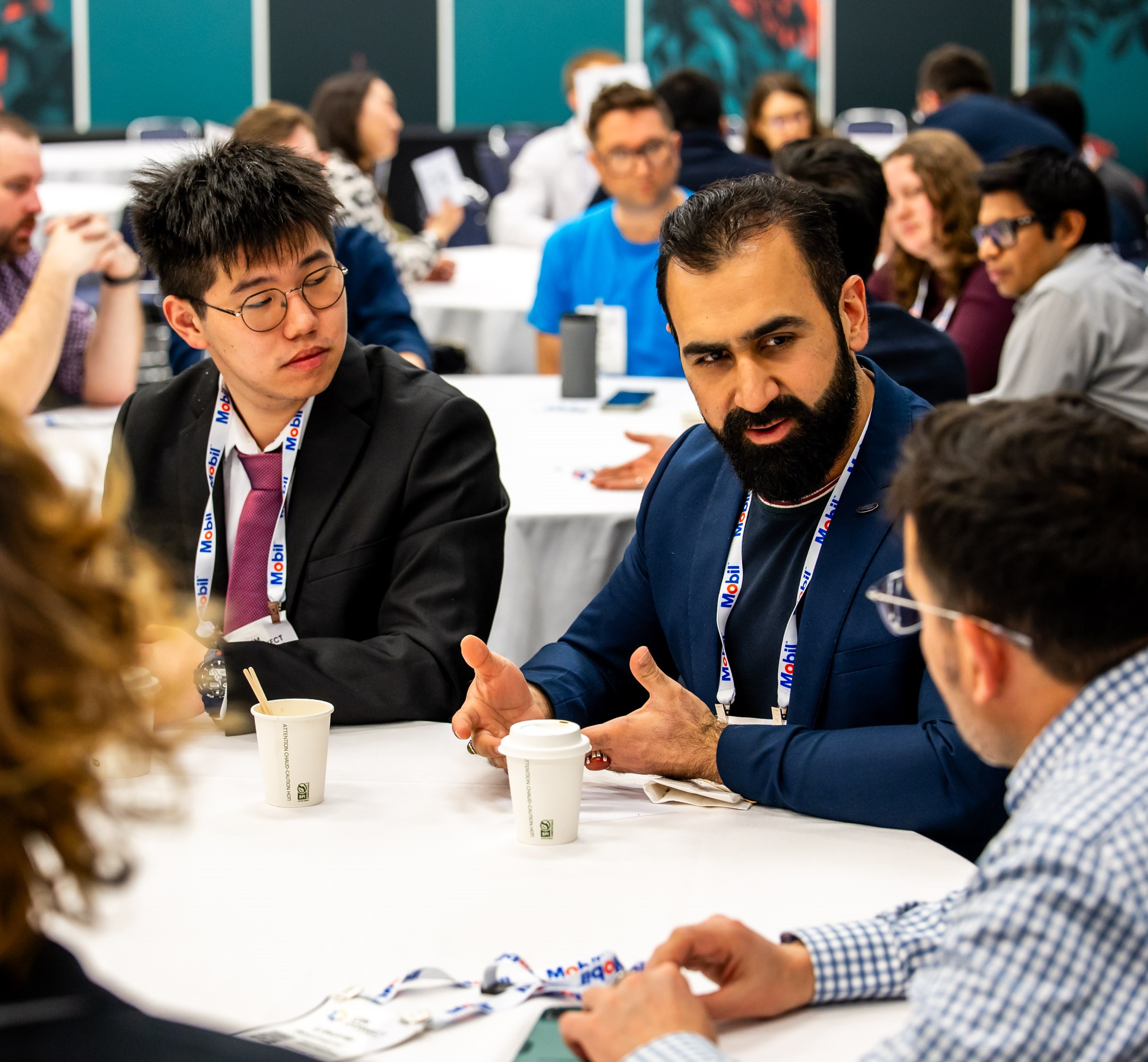 students networking