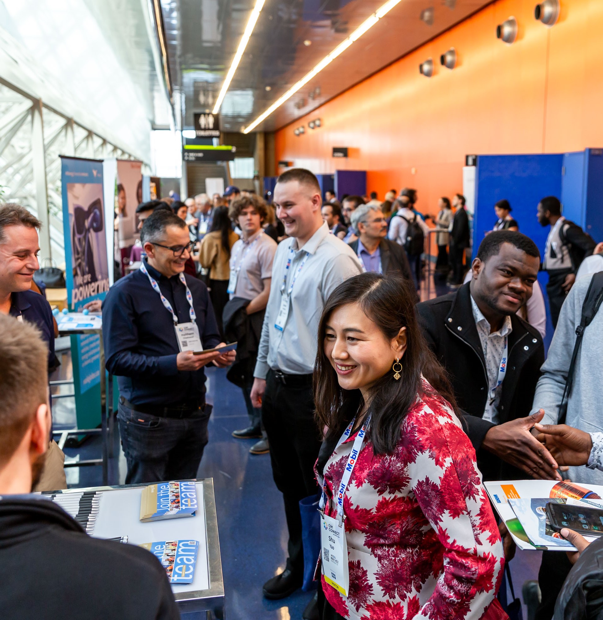 students networking
